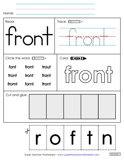 Worksheet 2: Front Worksheet 2: Front