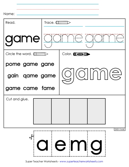 Worksheet 2: Game Worksheet 2: Game