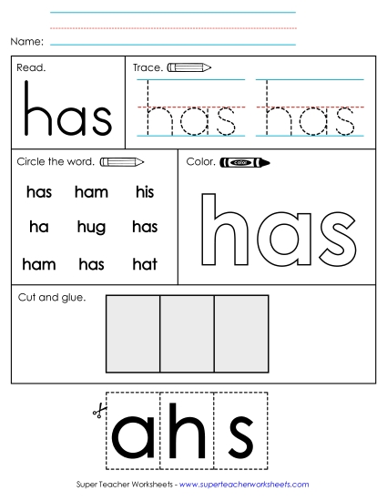 Worksheet 2: Has Worksheet 2: Has