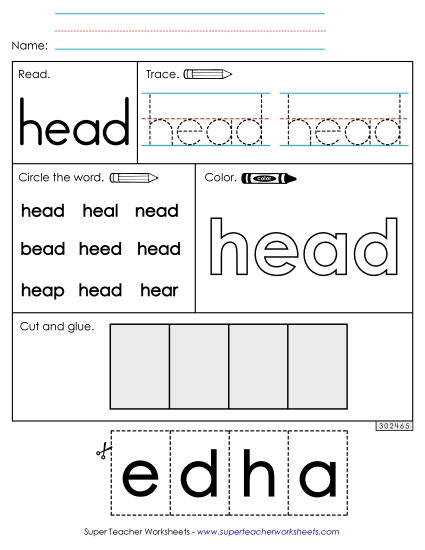 Worksheet 2: Head Worksheet 2: Head