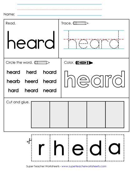 Worksheet 2: Heard Worksheet 2: Heard