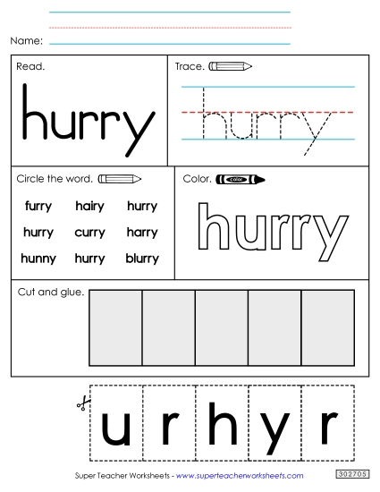 Worksheet 2: Hurry Worksheet 2: Hurry