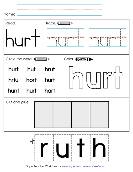 Worksheet 2: Hurt Worksheet 2: Hurt