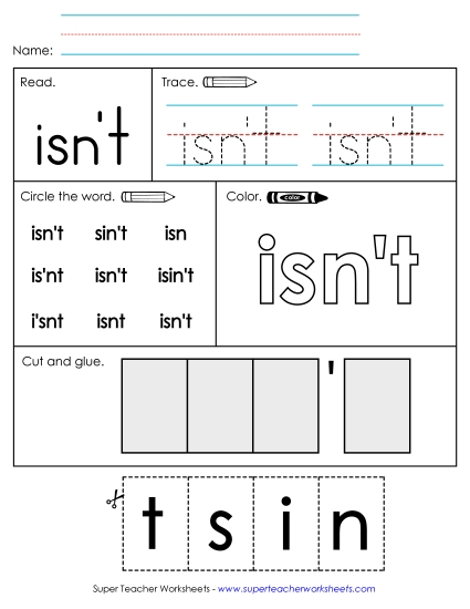 Worksheet 2: Isn't Worksheet 2: Isn't