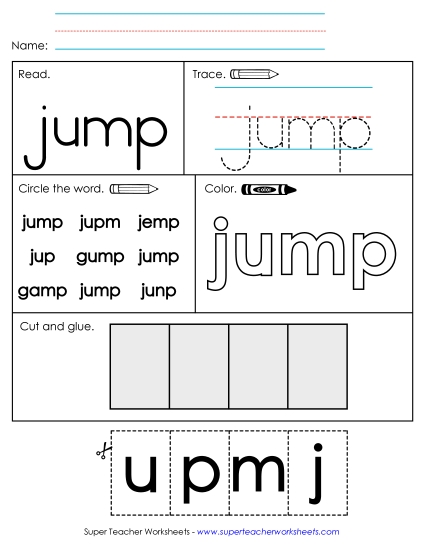 Worksheet 2: Jump