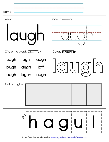 Worksheet 2: Laugh Worksheet 2: Laugh
