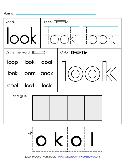 Worksheet 2: Look Worksheet 2: Look