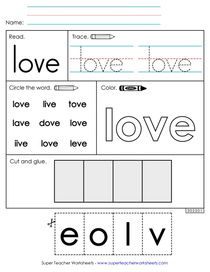Worksheet 2: Love Worksheet 2: Love