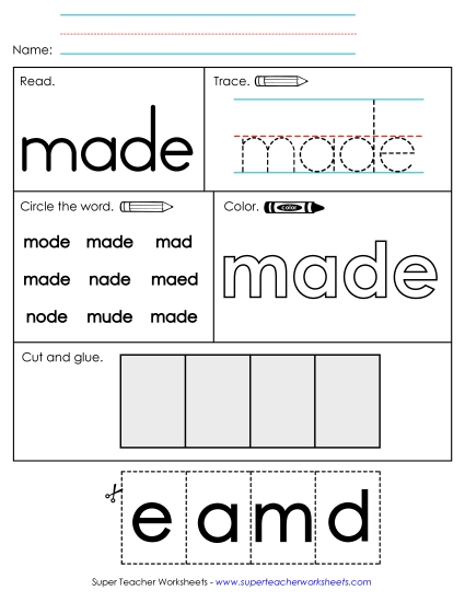 Worksheet 2: Made Worksheet 2: Made