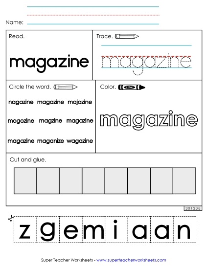 Worksheet 2: Magazine Worksheet 2: Magazine