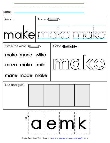 Worksheet 2: Make Worksheet 2: Make