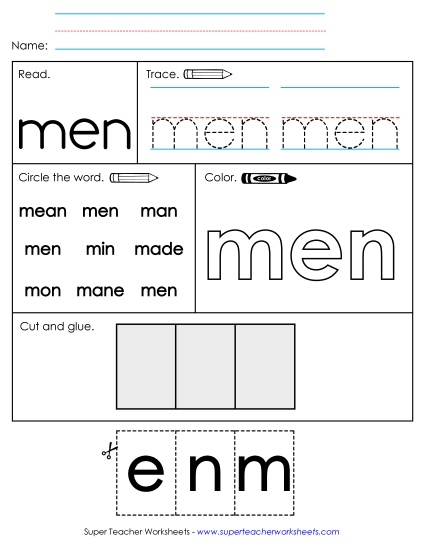 Worksheet 2: Men Worksheet 2: Men