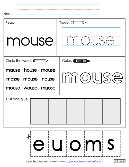 Worksheet 2: Mouse Worksheet 2: Mouse