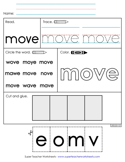 Worksheet 2: Move Worksheet 2: Move