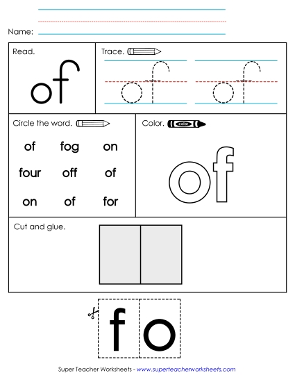 Worksheet 2: Of
