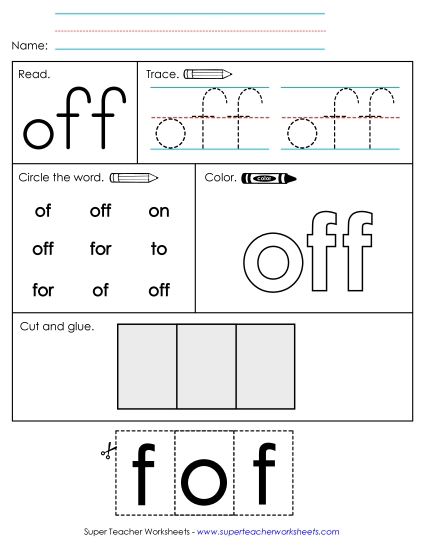 Worksheet 2: Off Worksheet 2: Off
