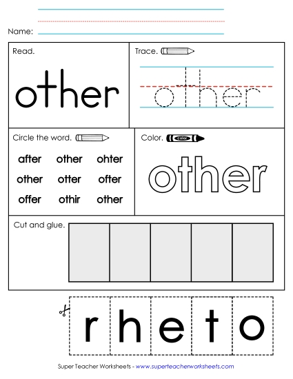 Worksheet 2: Other Worksheet 2: Other