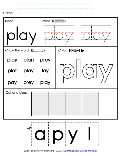 Worksheet 2: Play Worksheet 2: Play