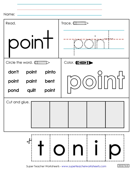 Worksheet 2: Point Worksheet 2: Point