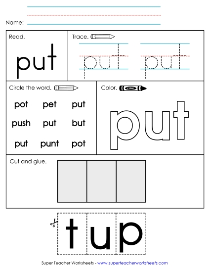 Worksheet 2: Put Worksheet 2: Put