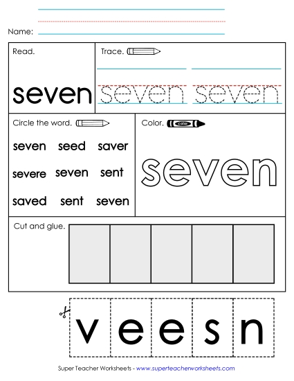 Worksheet 2: Seven