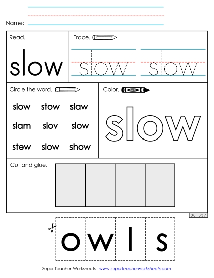 Worksheet 2: Slow