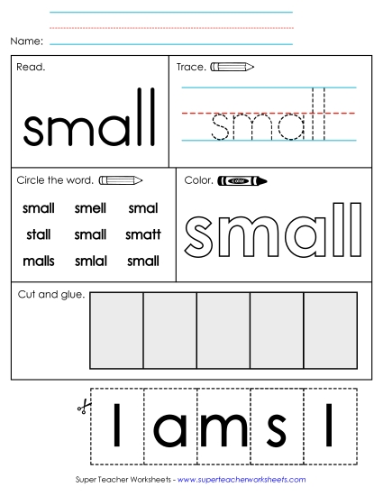 Worksheet 2: Small Worksheet 2: Small