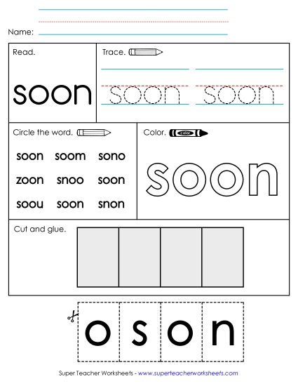 Worksheet 2: Soon Worksheet 2: Soon