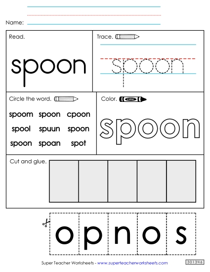 Worksheet 2: Spoon Worksheet 2: Spoon