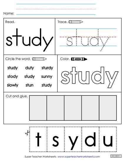 Worksheet 2: Study Worksheet 2: Study