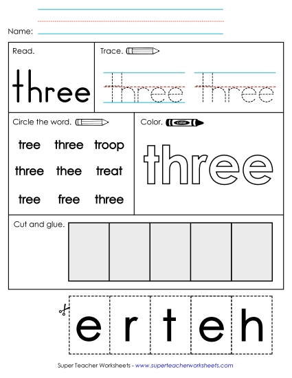 Worksheet 2: Three