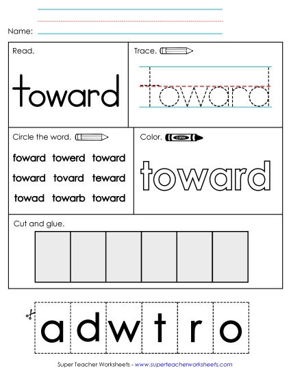 Worksheet 2: Toward Worksheet 2: Toward