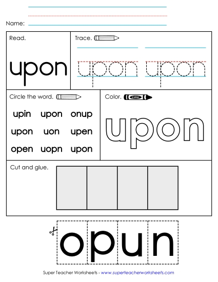 Worksheet 2: Upon Worksheet 2: Upon