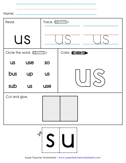 Worksheet 2: Us Worksheet 2: Us