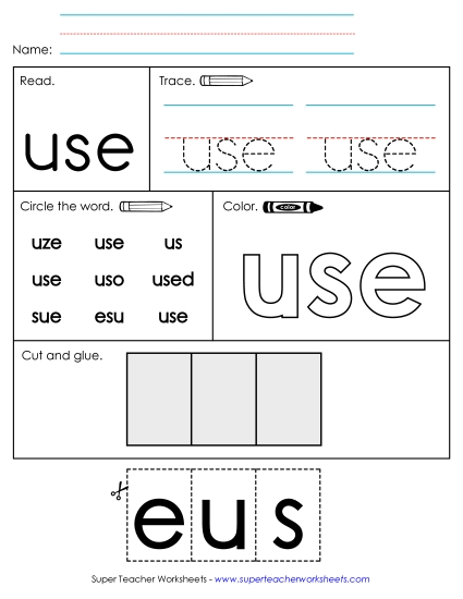 Worksheet 2: Use Worksheet 2: Use