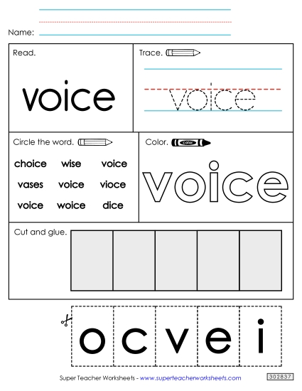 Worksheet 2: Voice Worksheet 2: Voice