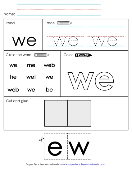 Worksheet 2: We Worksheet 2: We