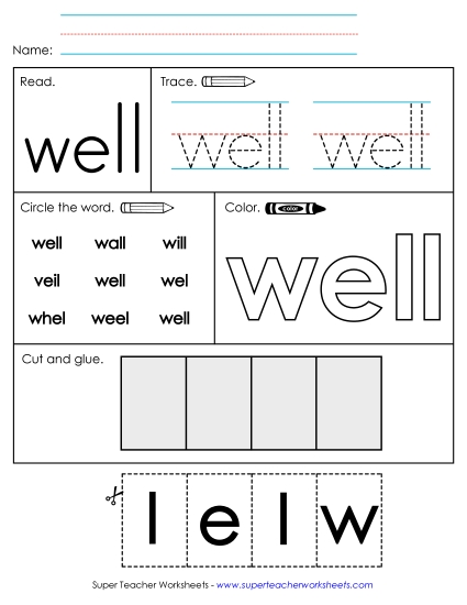 Worksheet 2: Well