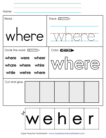 Worksheet 2: Where Worksheet 2: Where
