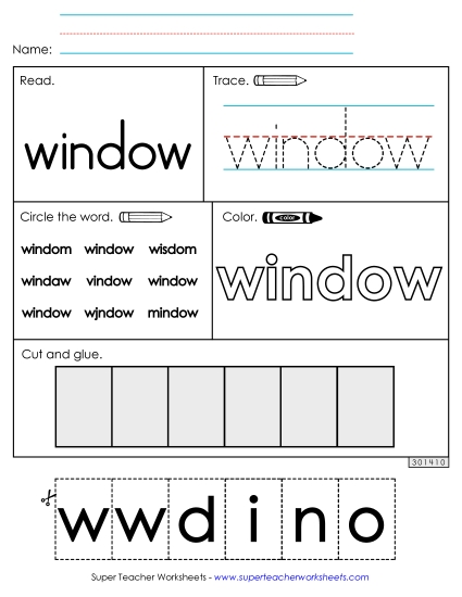 Worksheet 2: Window