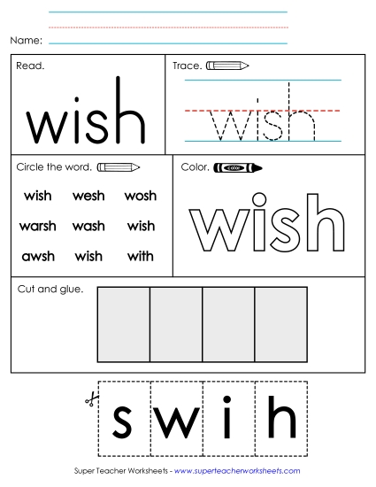 Worksheet 2: Wish Worksheet 2: Wish