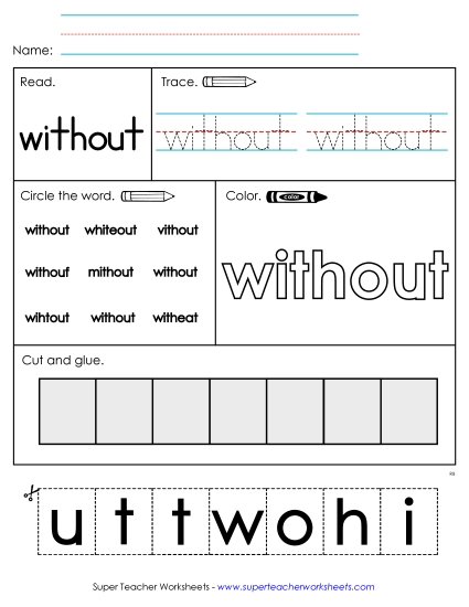 Worksheet 2: Without
