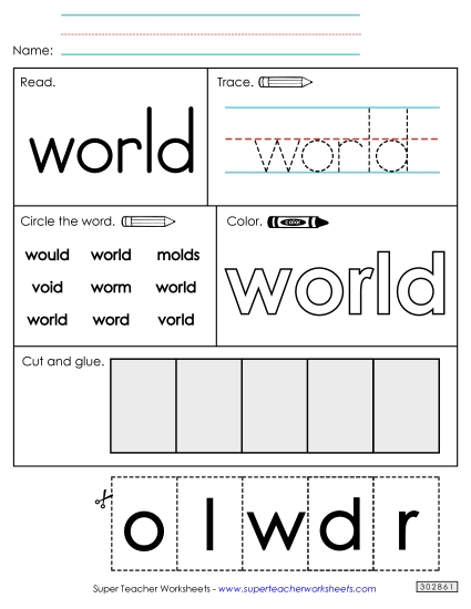 Worksheet 2: World Worksheet 2: World