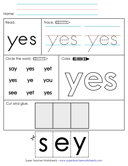 Worksheet 2: Yes