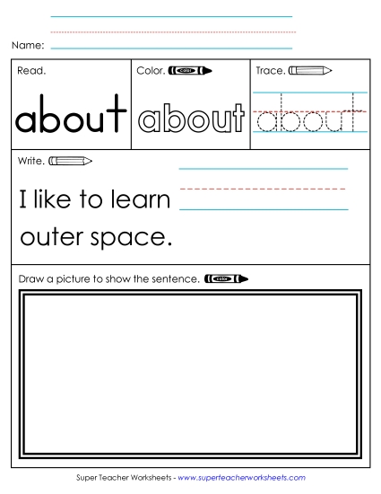 Worksheet 3: About Worksheet 3: About