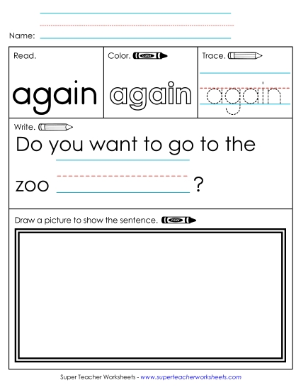 Worksheet 3: Again