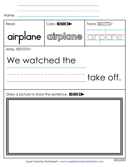 Worksheet 3: Airplane Worksheet 3: Airplane