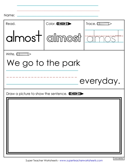 Worksheet 3: Almost Worksheet 3: Almost