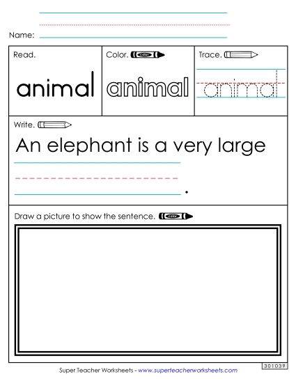 Worksheet 3: Animal Worksheet 3: Animal