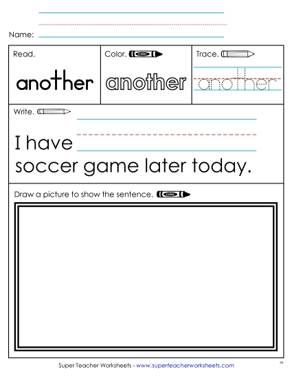 Worksheet 3: Another